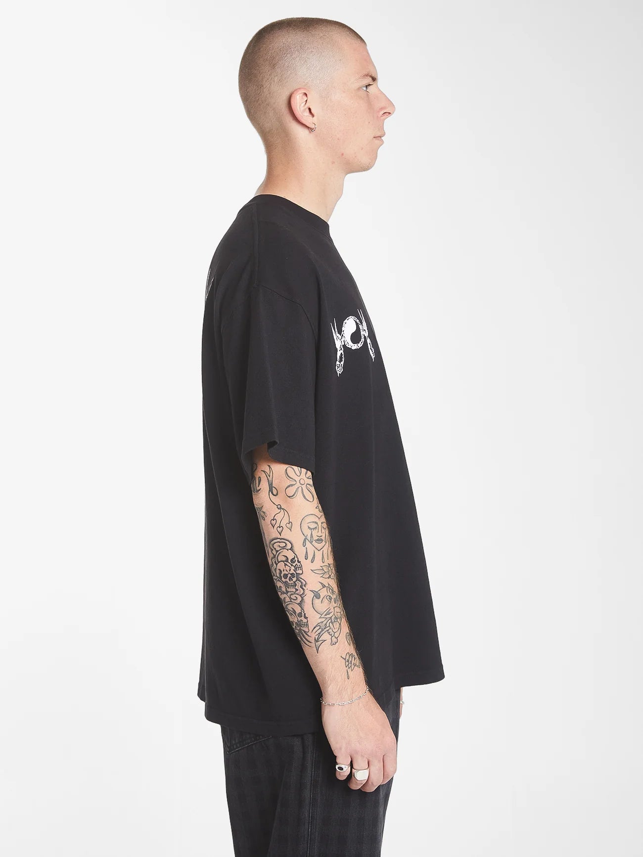 DAMNATION OVERSIZE TEE BLACK