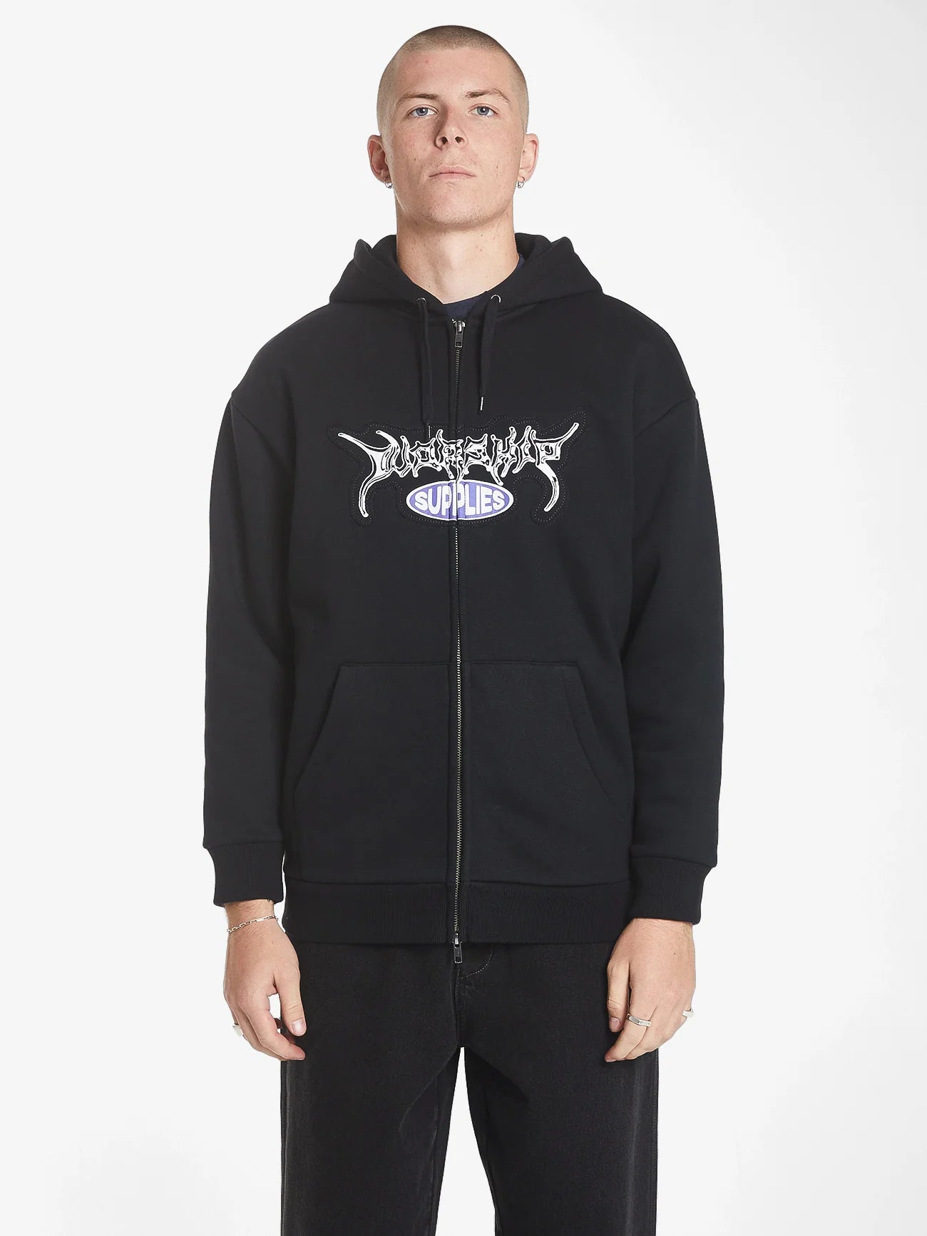 DELIVERANCE ZIP HOOD BLACK