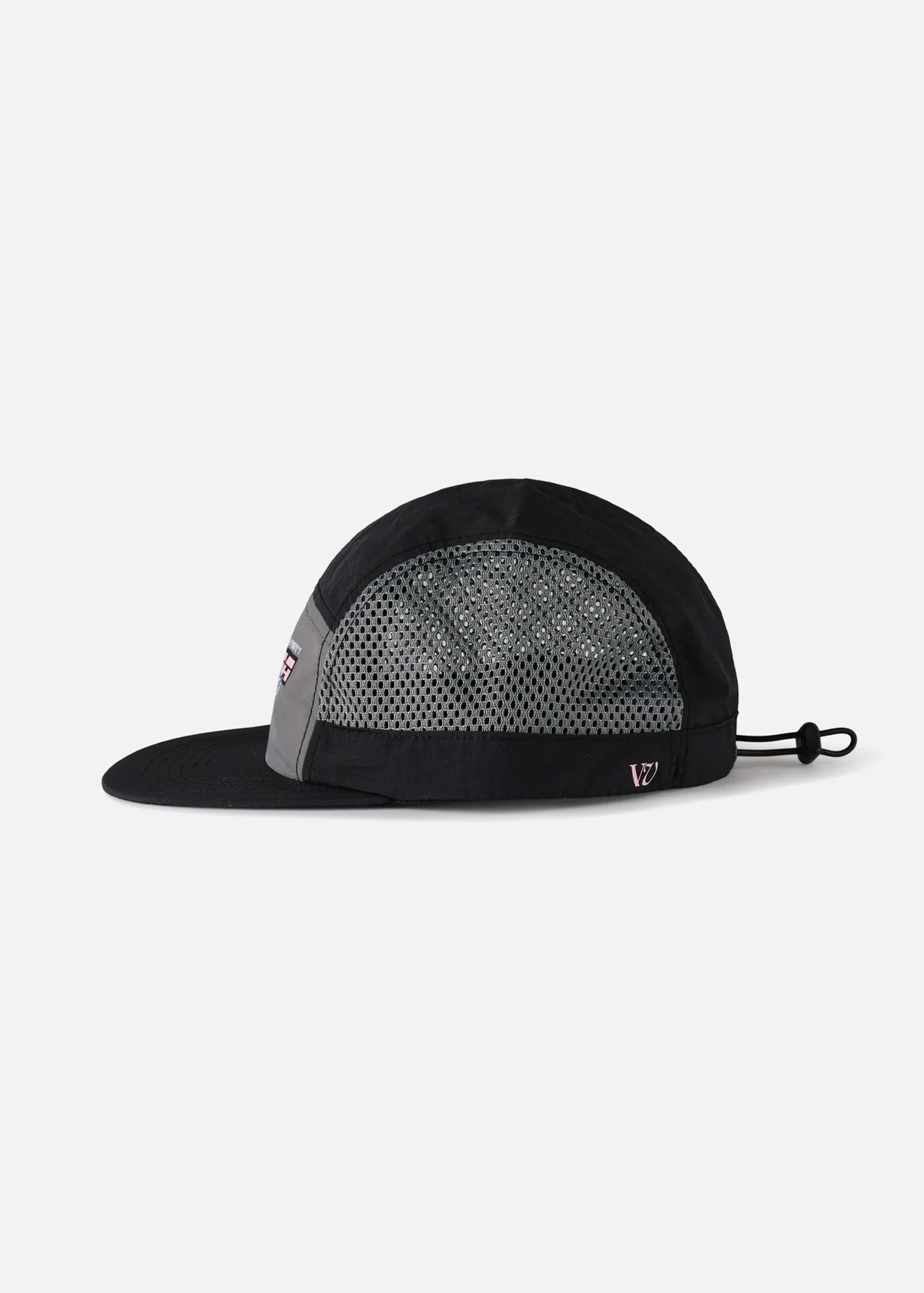RACETRACK RUNNING CAP BLACK GREY
