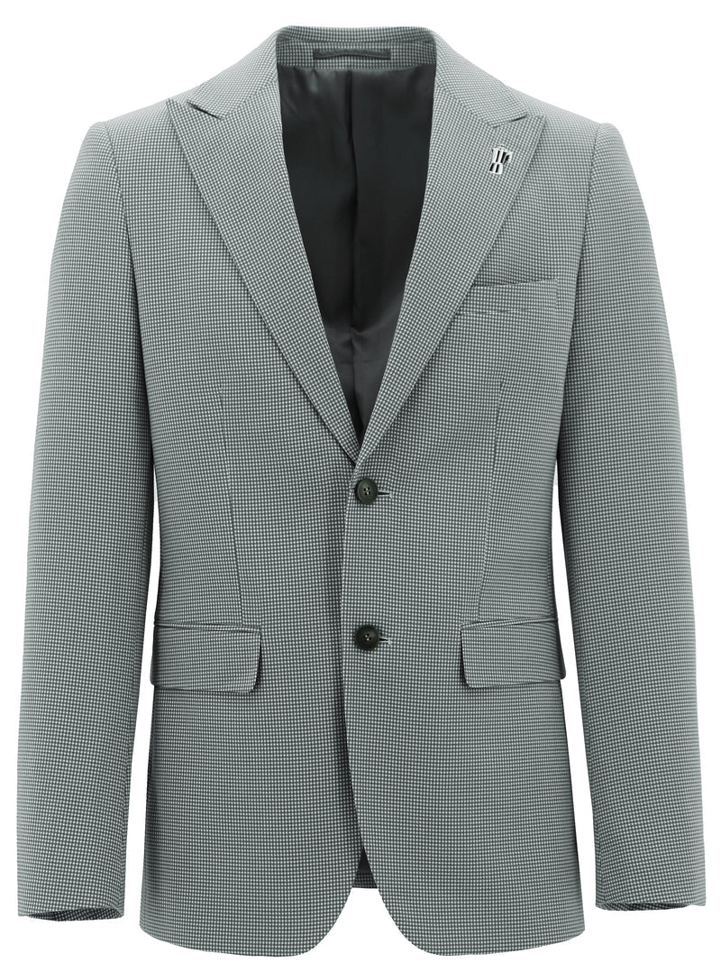 PEAK 342 MICROCHECKED SPORTS JACKET GREEN