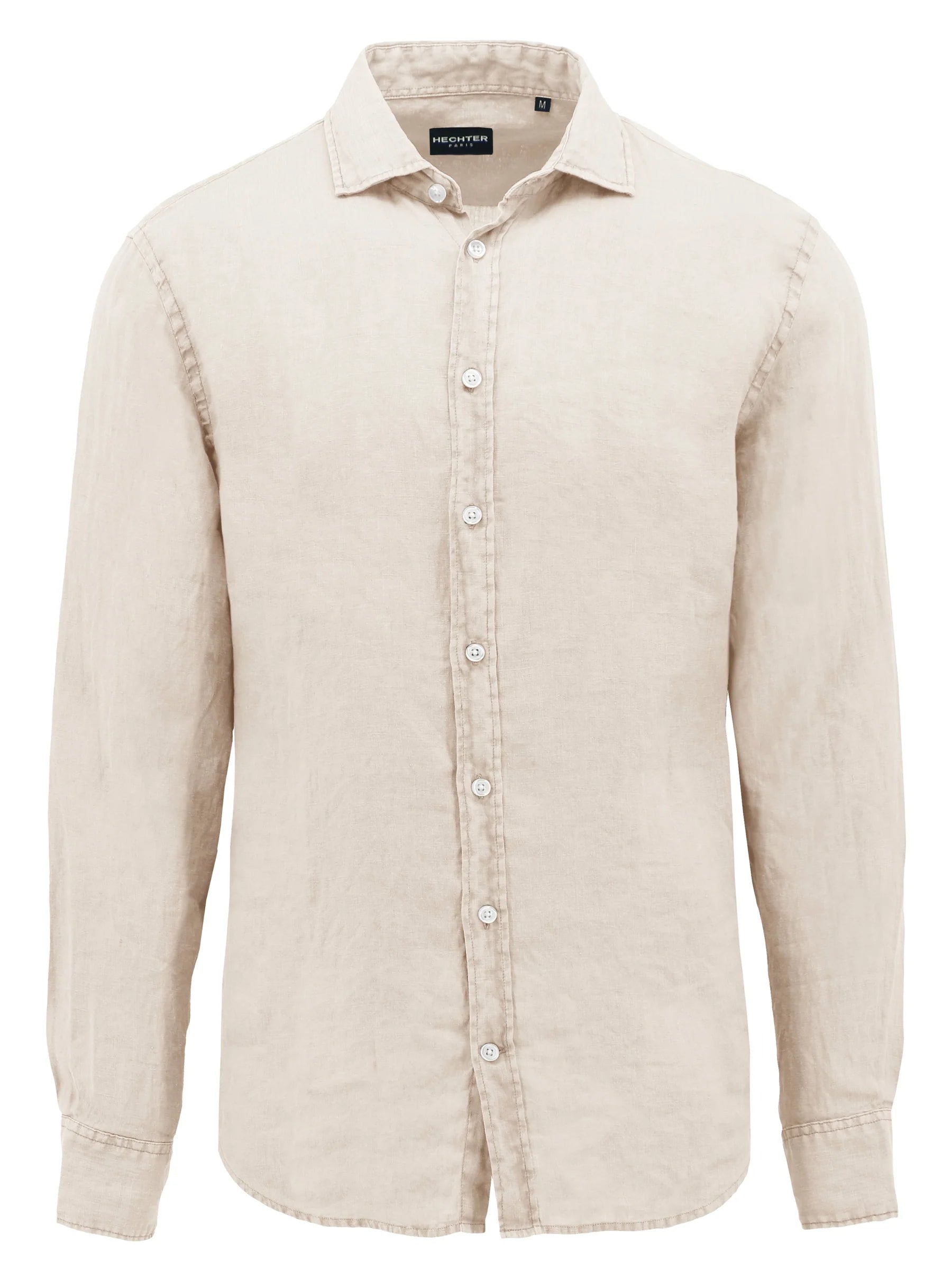 SEL 664 LINEN BLEND SHIRT SAND