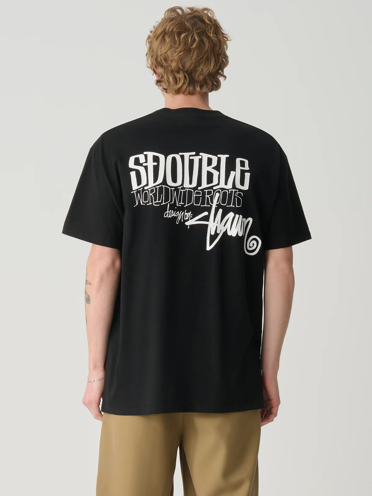 WORLD WIDE ROOTS TEE BLACK