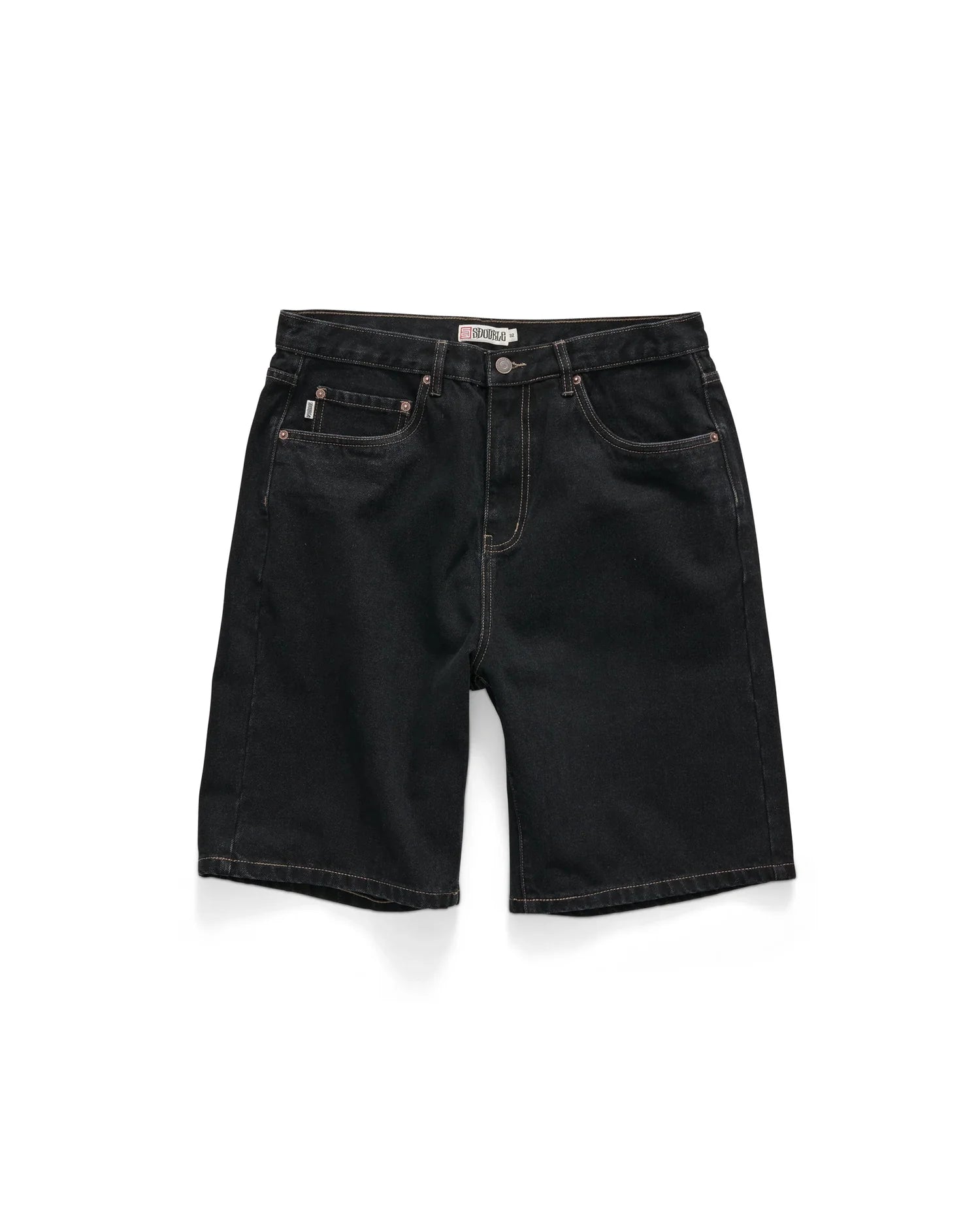 DENIM STANDARD SHORT BLACK RINSE