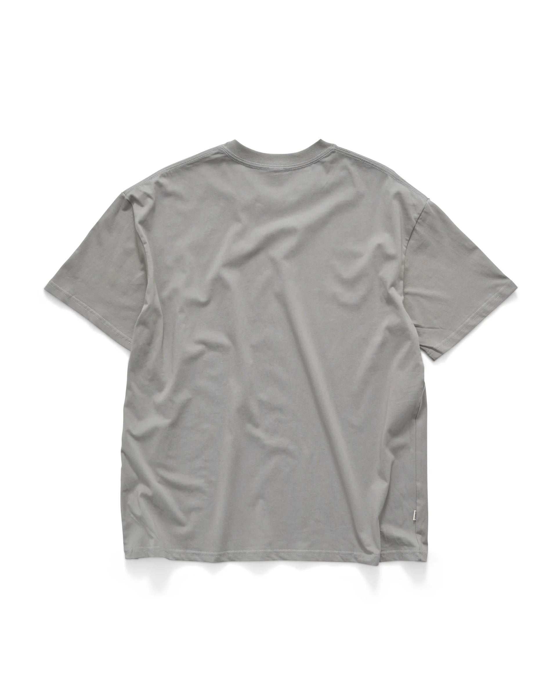 S CUBE MID BLOCK SS TEE STEEL GREY