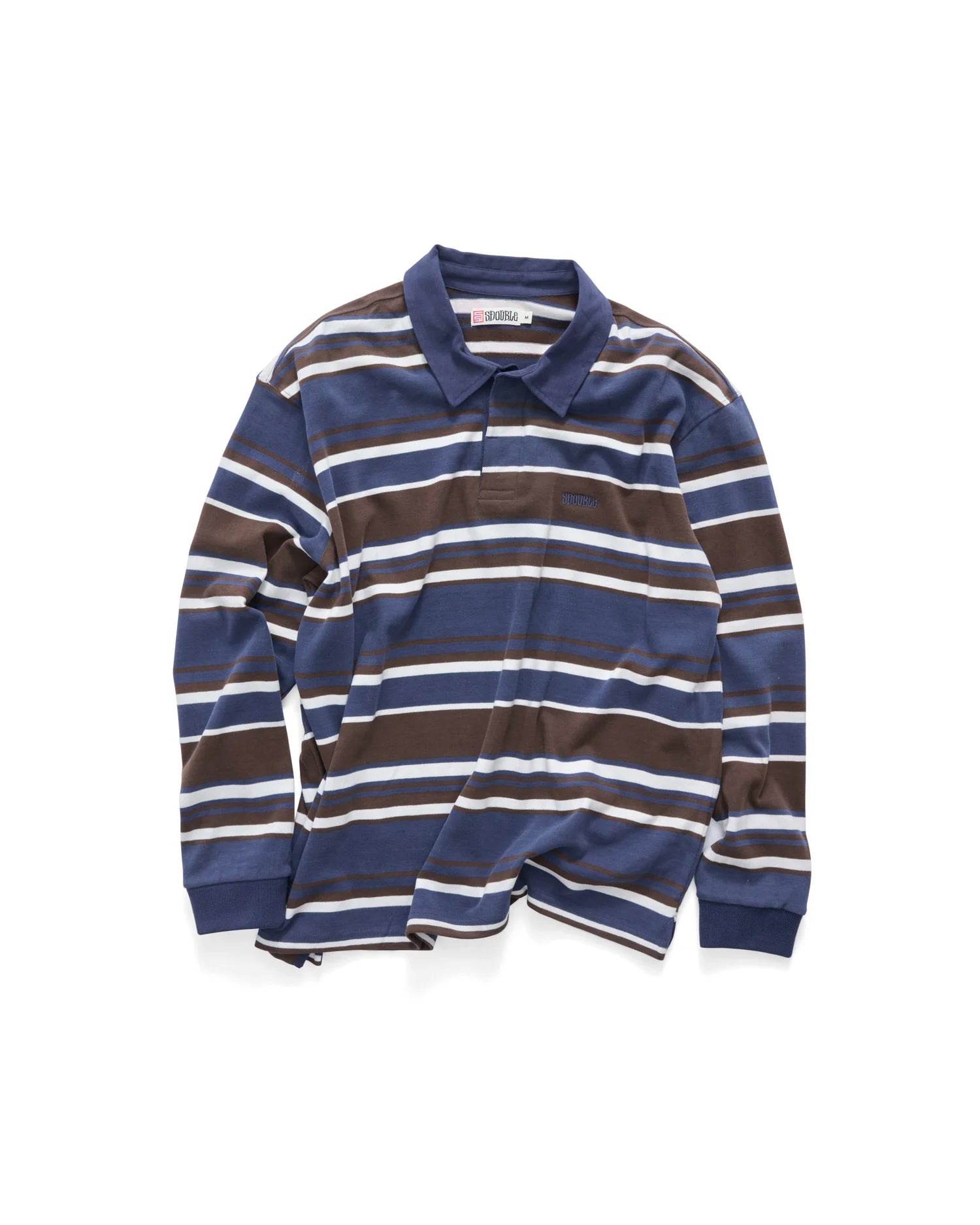 PEACH STRIPE RUGBY NAVY