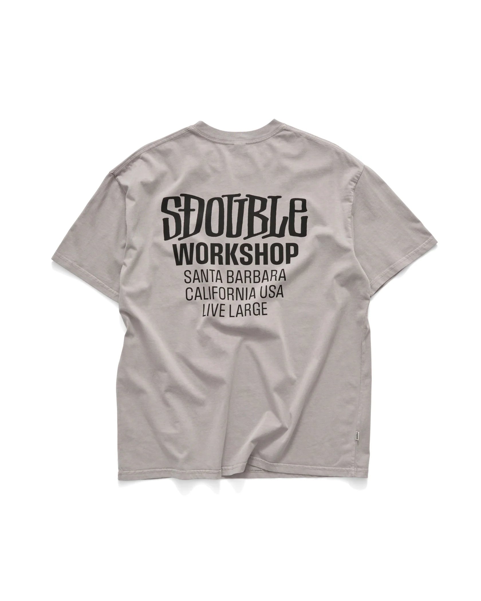 WORKSHOP SS TEE PIGMENT ROCK GREY