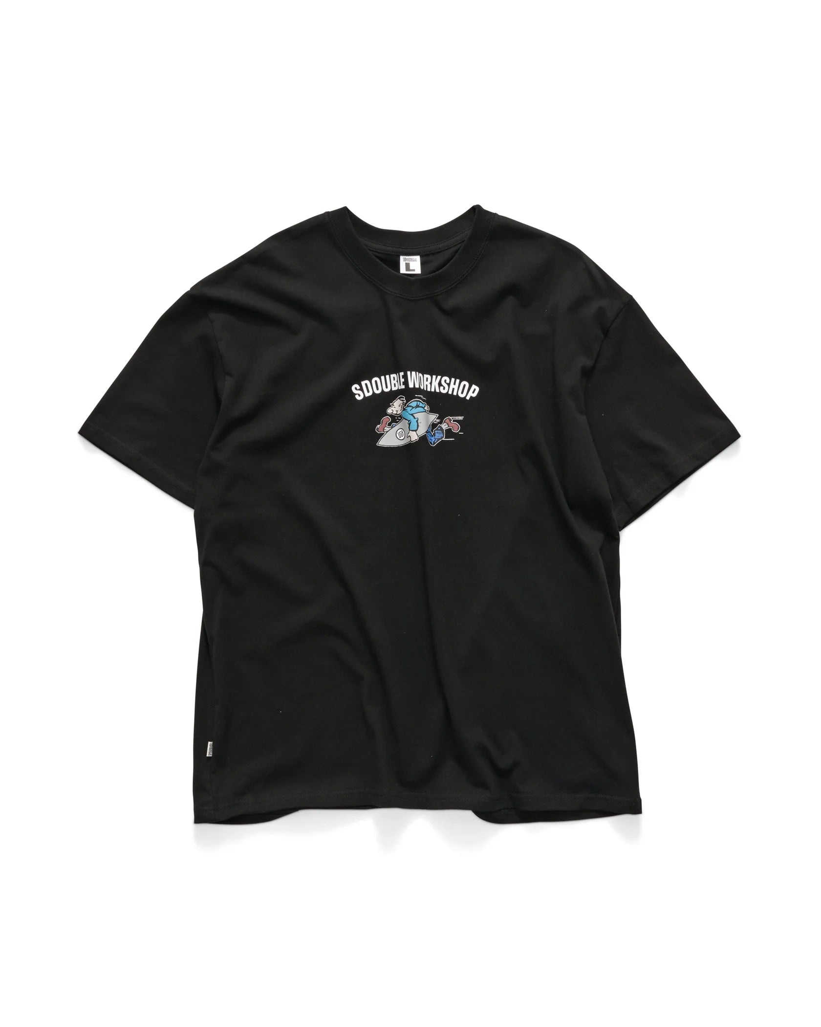 RUNNING MAN SS TEE BLACK