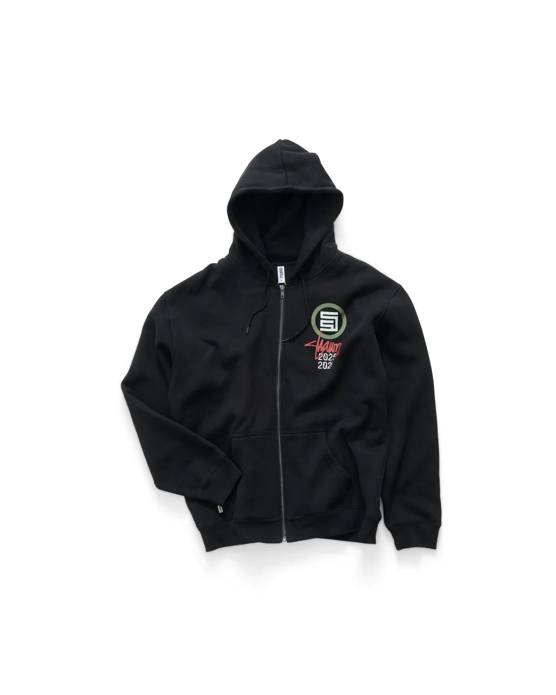 25/26 ZIP THRU HOOD BLACK