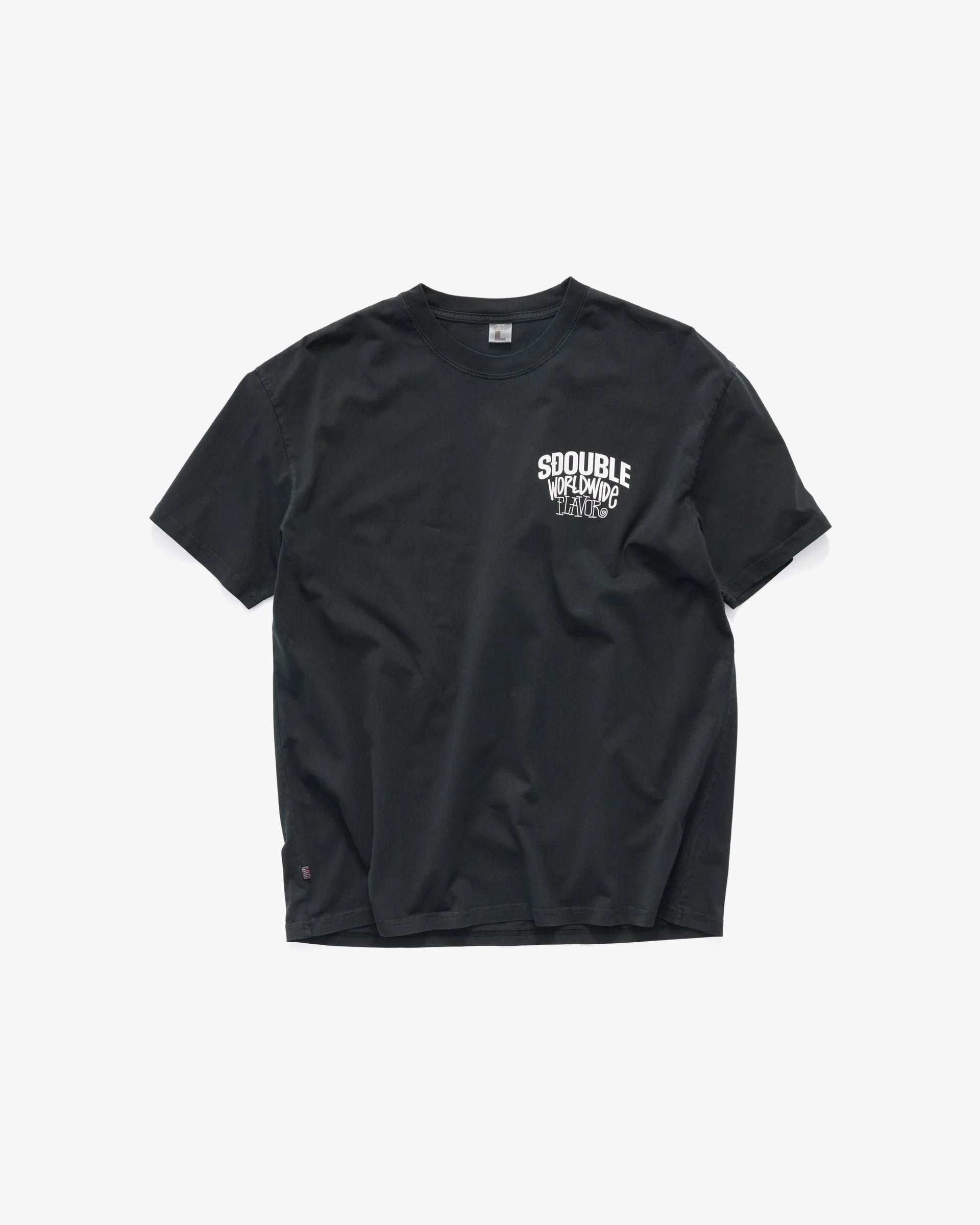 FLAVOUR TEE OVERDYE BLACK