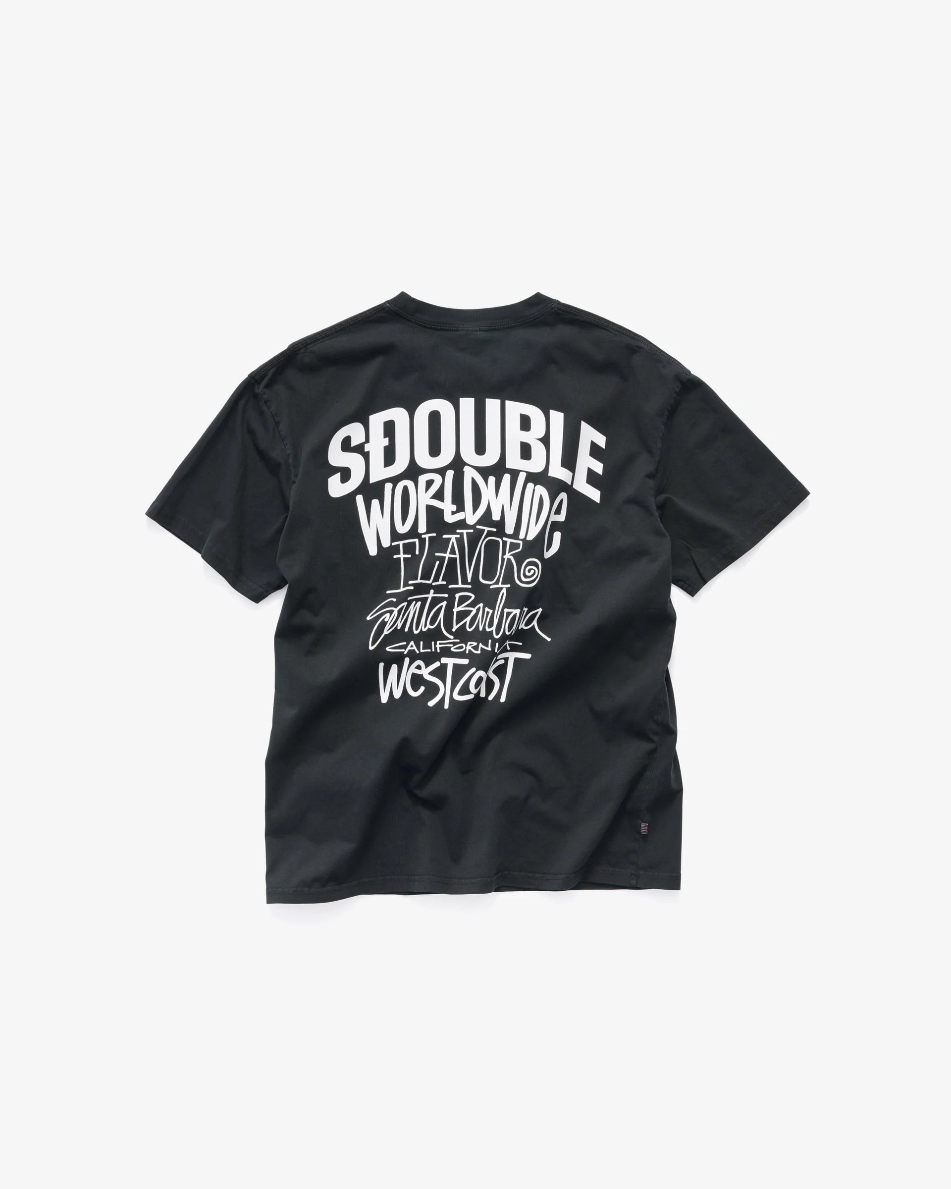 FLAVOUR TEE OVERDYE BLACK