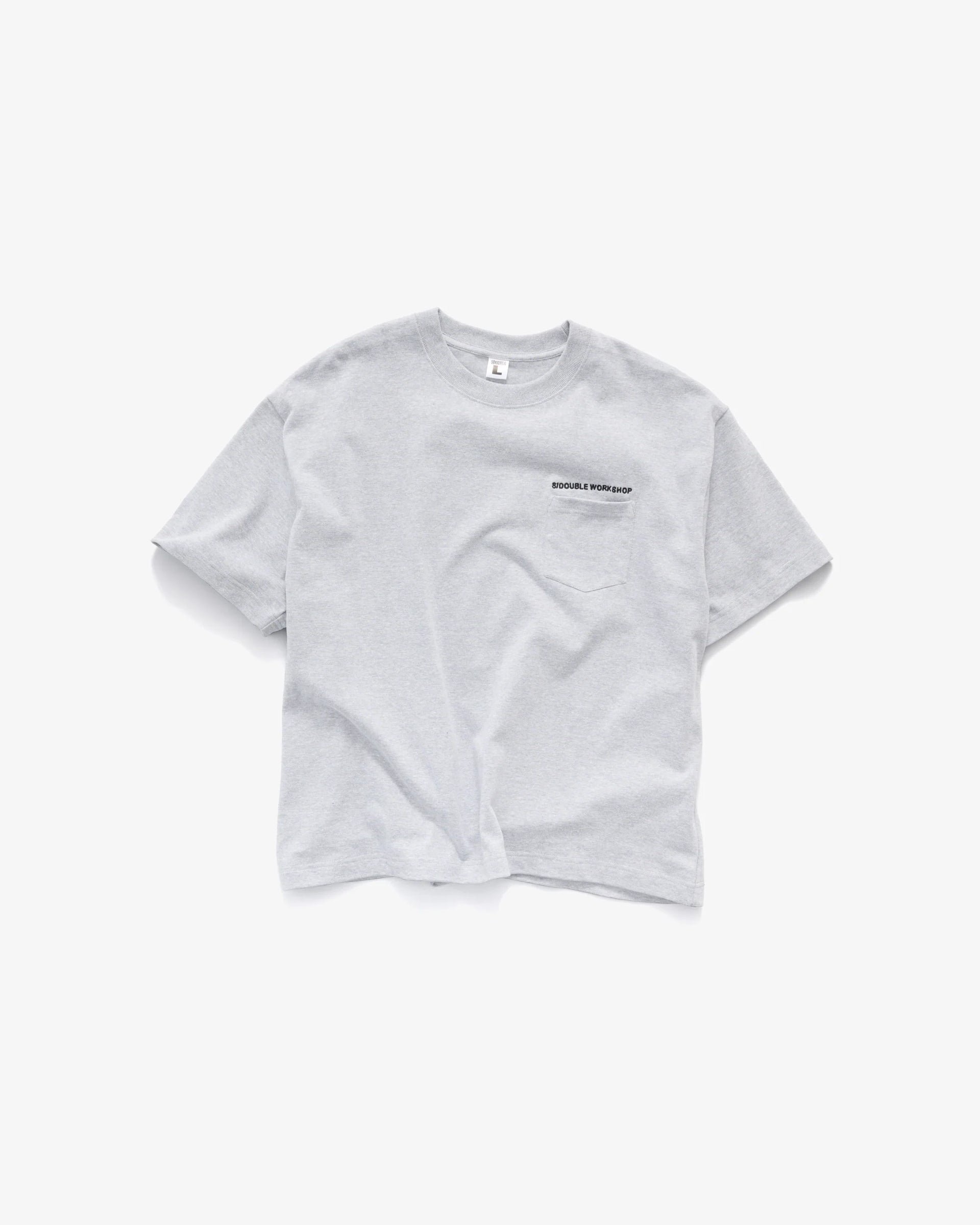 COUNTRY TEXT HEAVYWEIGHT TEE GREY HEATHER