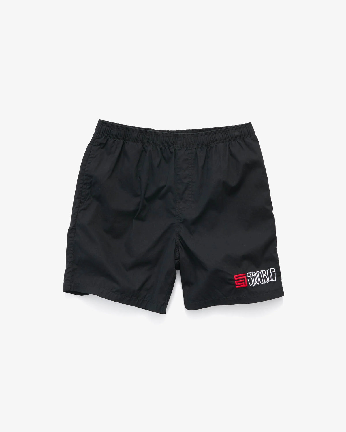 TIMELESS POPLIN VOLLEY SHORT BLACK