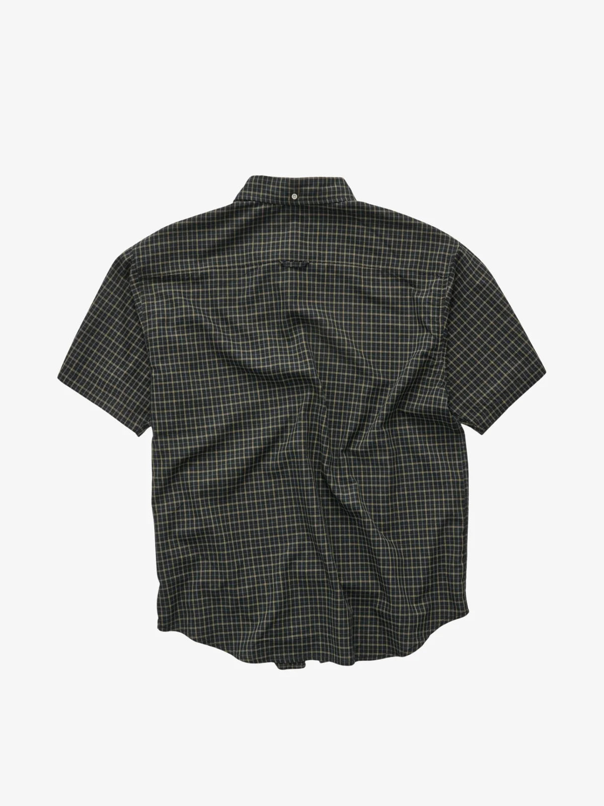 RIVEN PLAID SS CLASSIC SHIRT BLACK