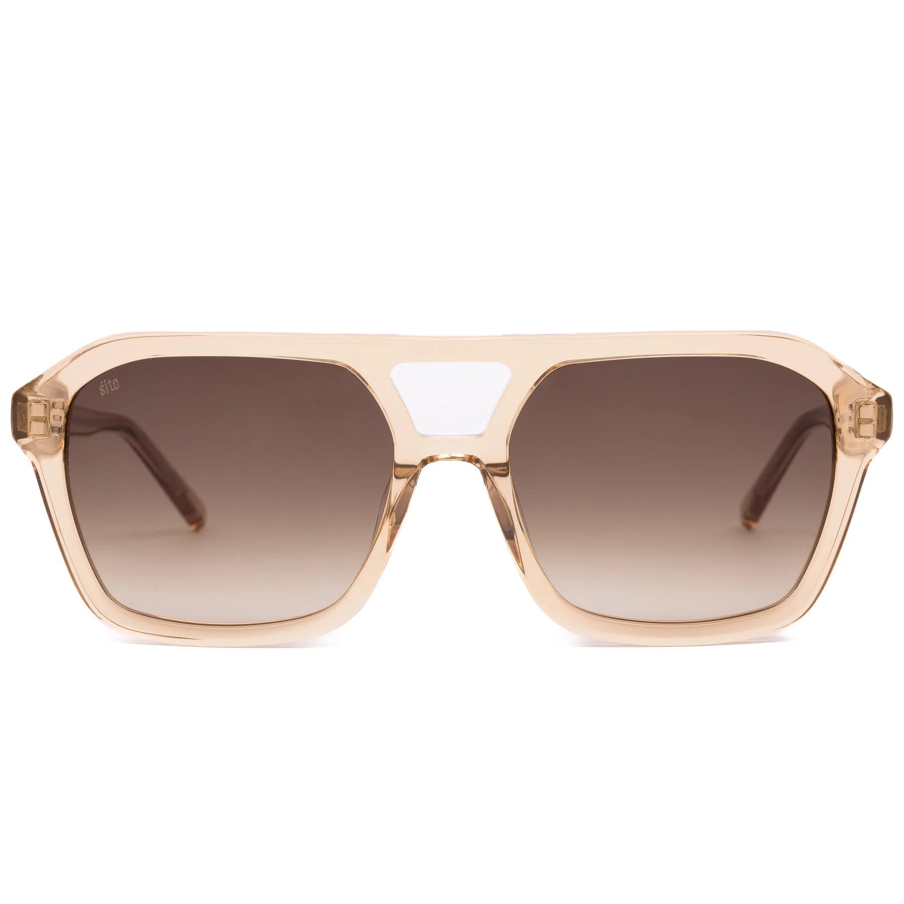 THE VOID SUNGLASSES SUNLIGHT BROWN GRADIENT