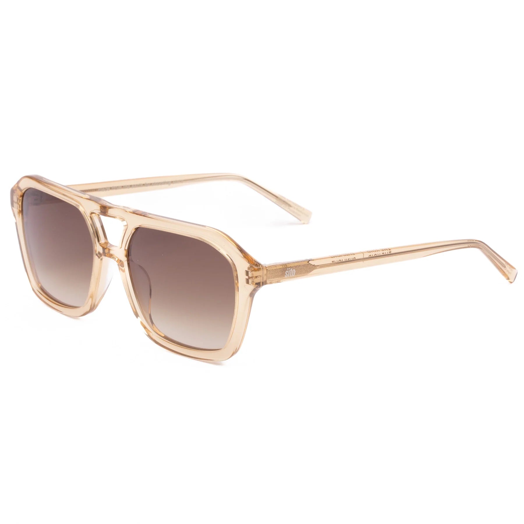 THE VOID SUNGLASSES SUNLIGHT BROWN GRADIENT