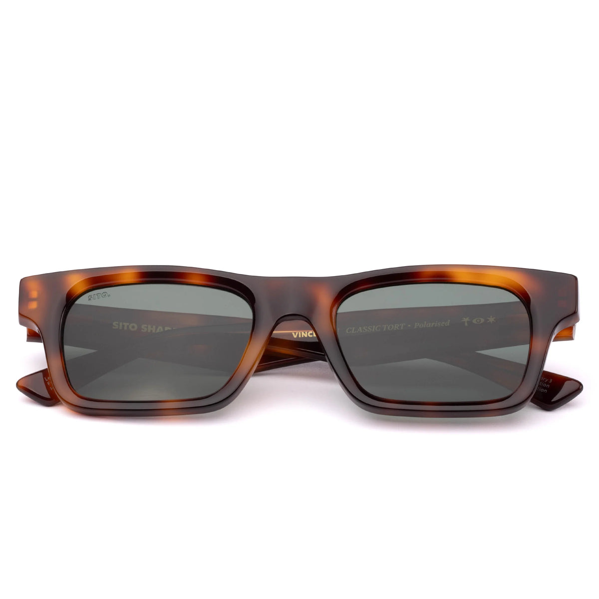 VINCENT SUNGLASSES CLASSIC TORT/SLATE