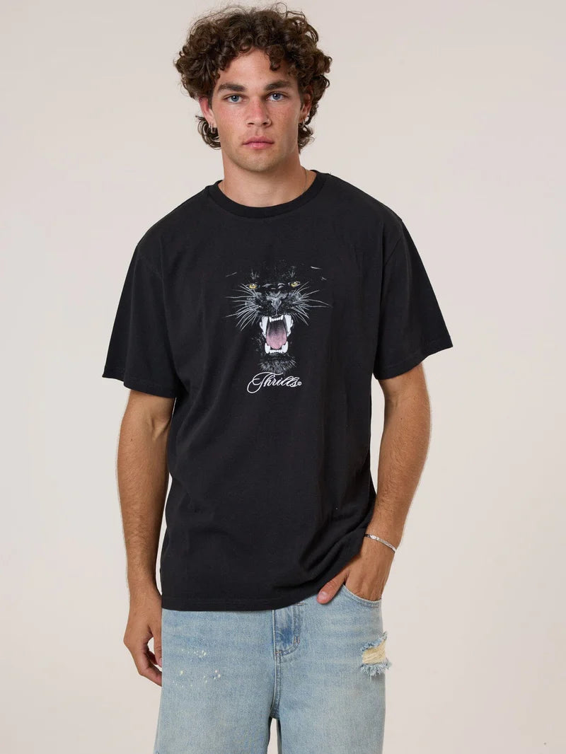 DEADLY PURSUIT MERCH FIT TEE WASHED BLACK