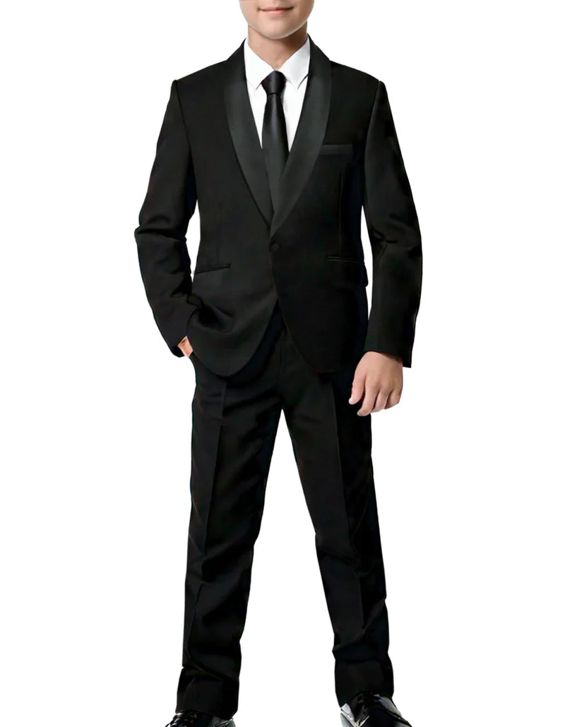 SNOOPY JOE SHAWL DINNER SUIT BLACK