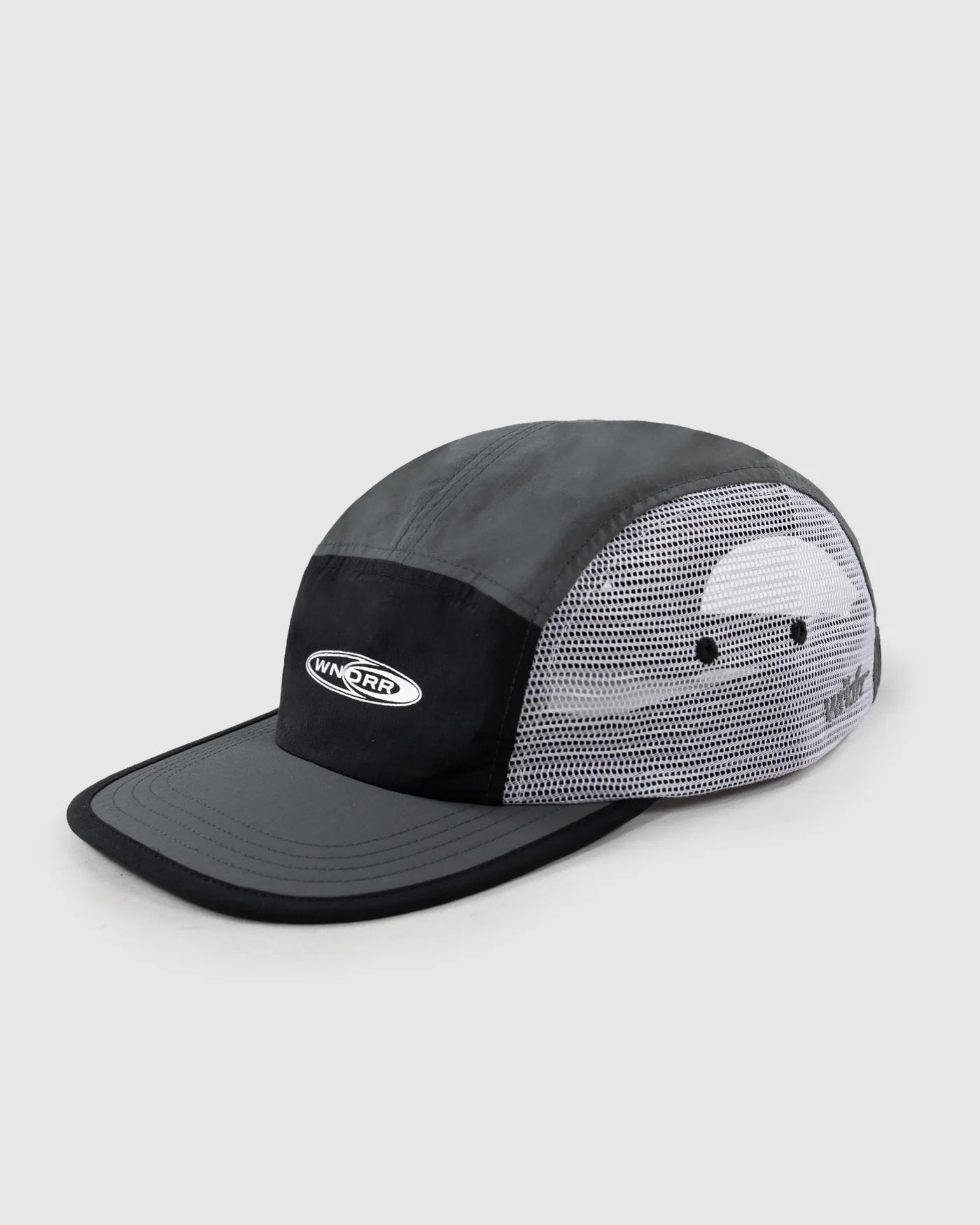 STATION 5 PANEL CAP BLK/GREY