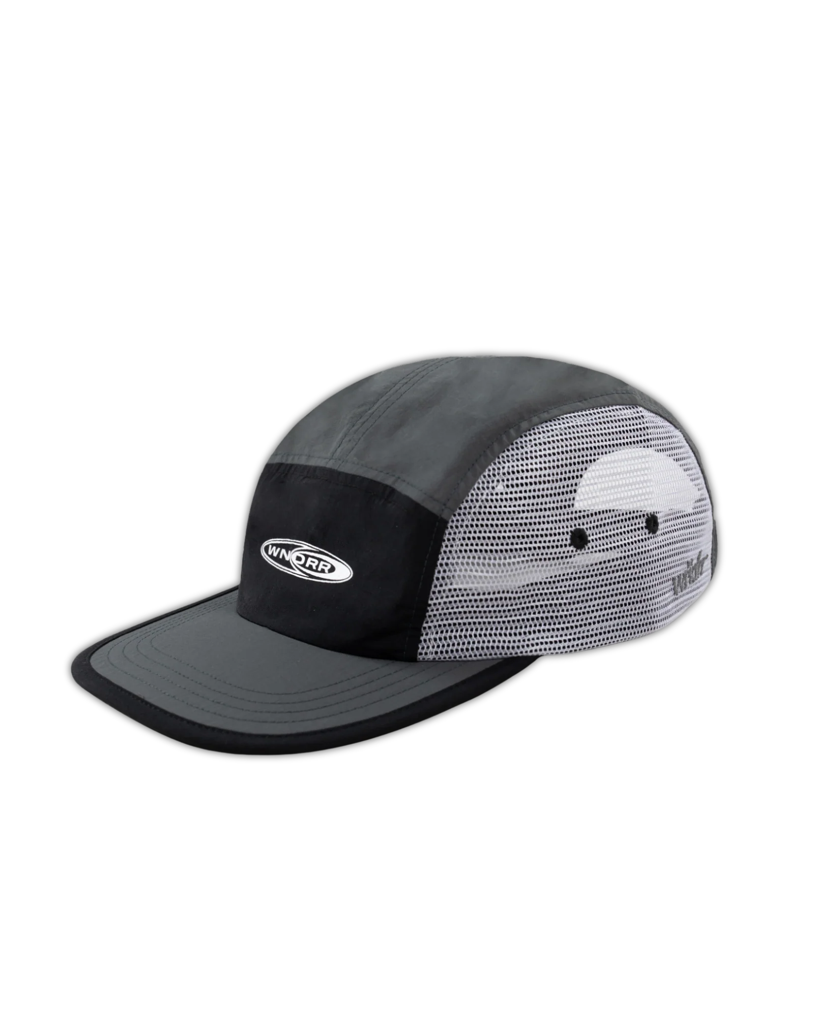 STATION 5 PANEL CAP BLK/GREY