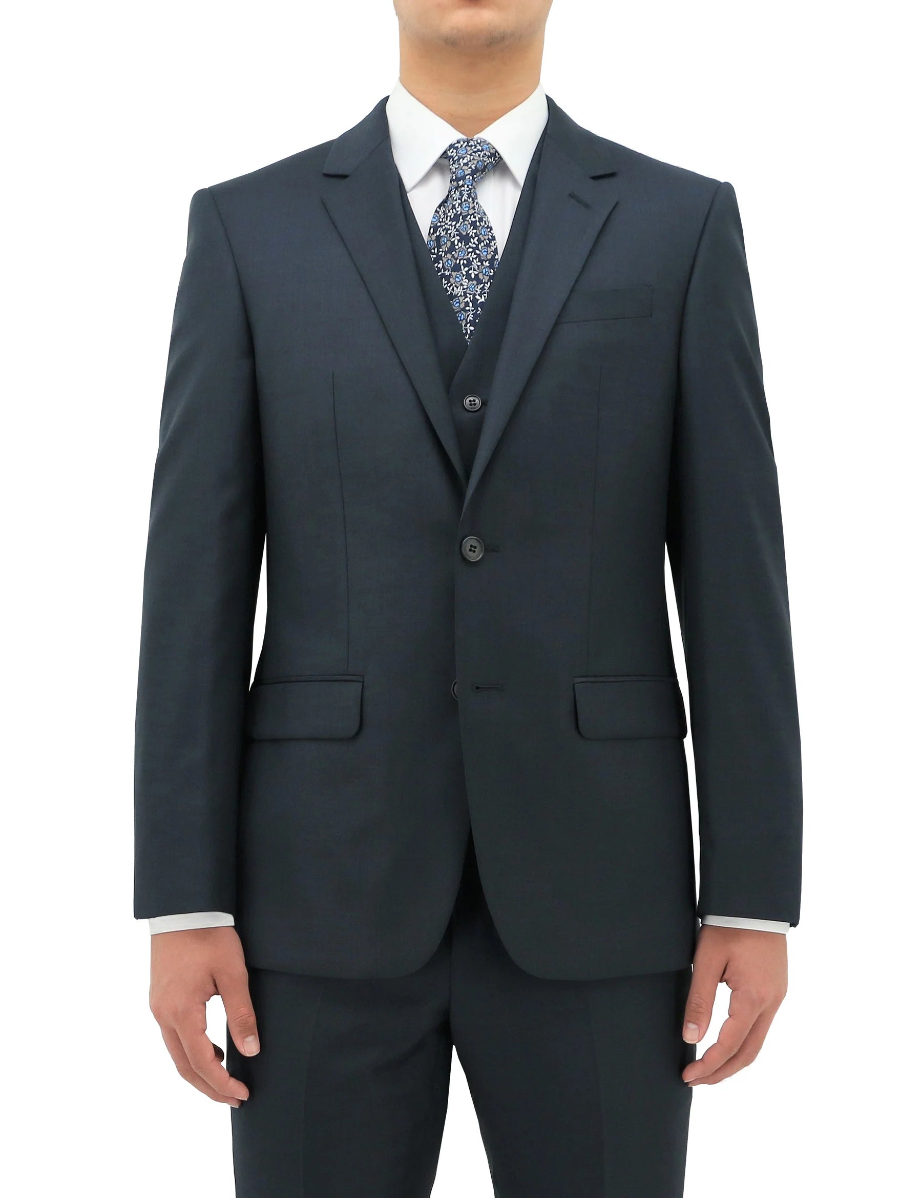 RYAN 106 CLASSIC WOOL VEST BLUE 12