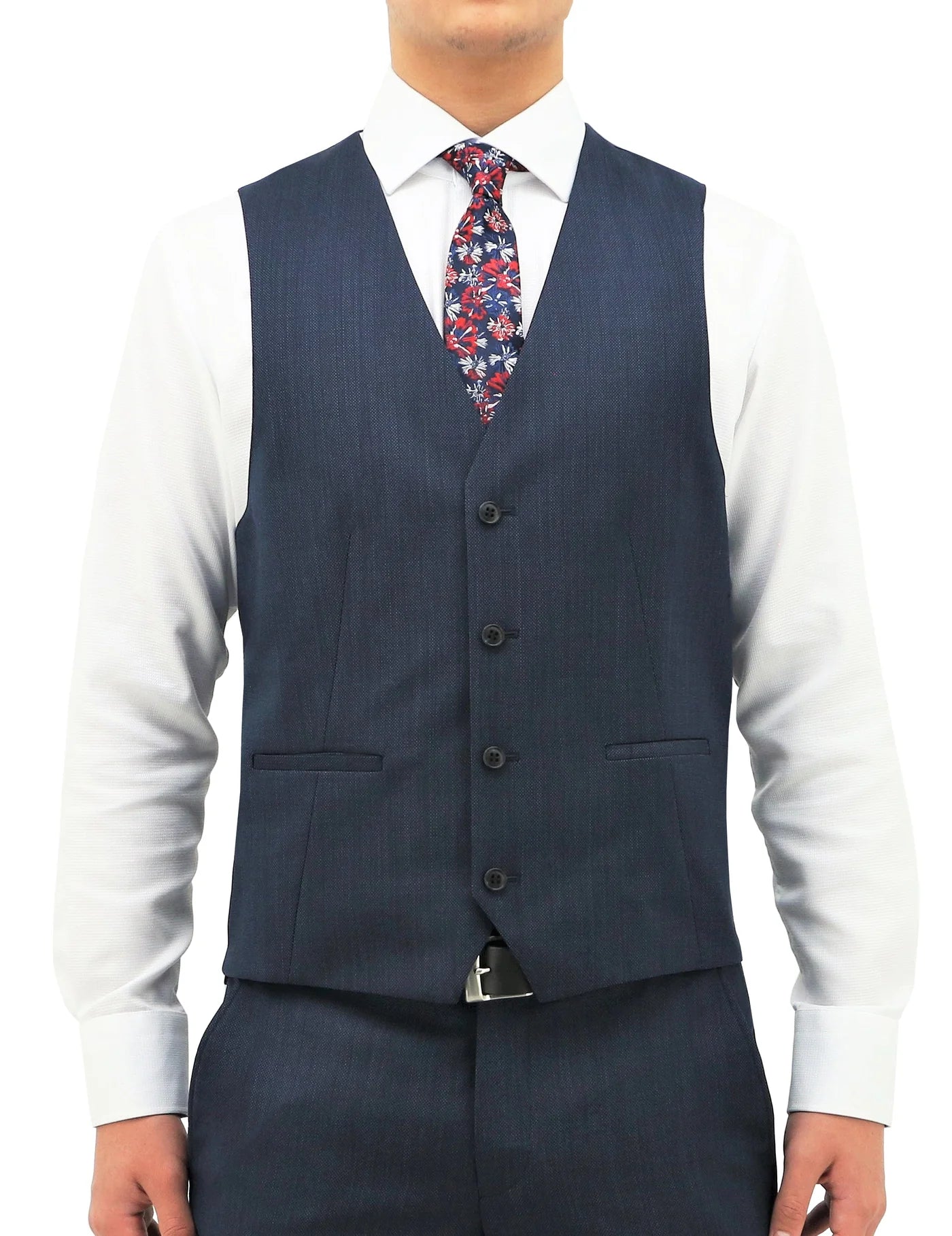 LUKE 101 WOOL CLASSIC VEST BLUE 12