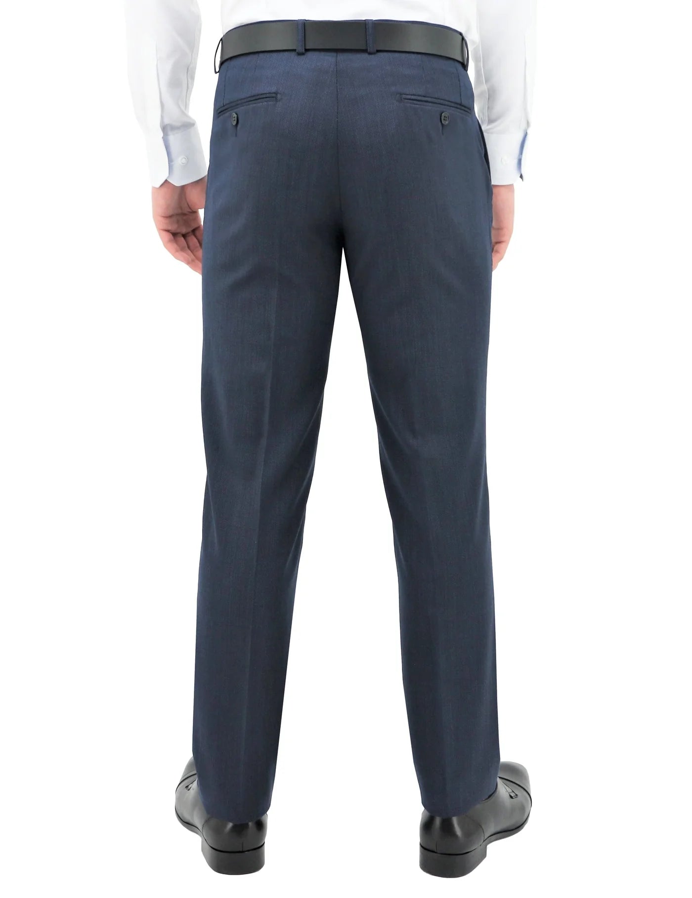 LYON 101 WOOL SUIT TROUSER BLUE 12