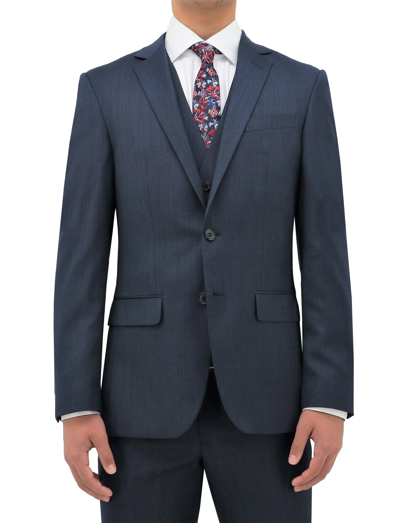 LUKE 101 WOOL CLASSIC VEST BLUE 12
