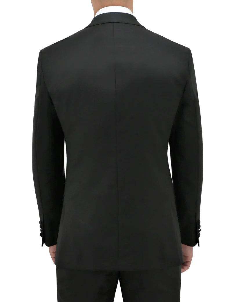 MANTA TUX 100% WOOL JACKET - BLACK 01