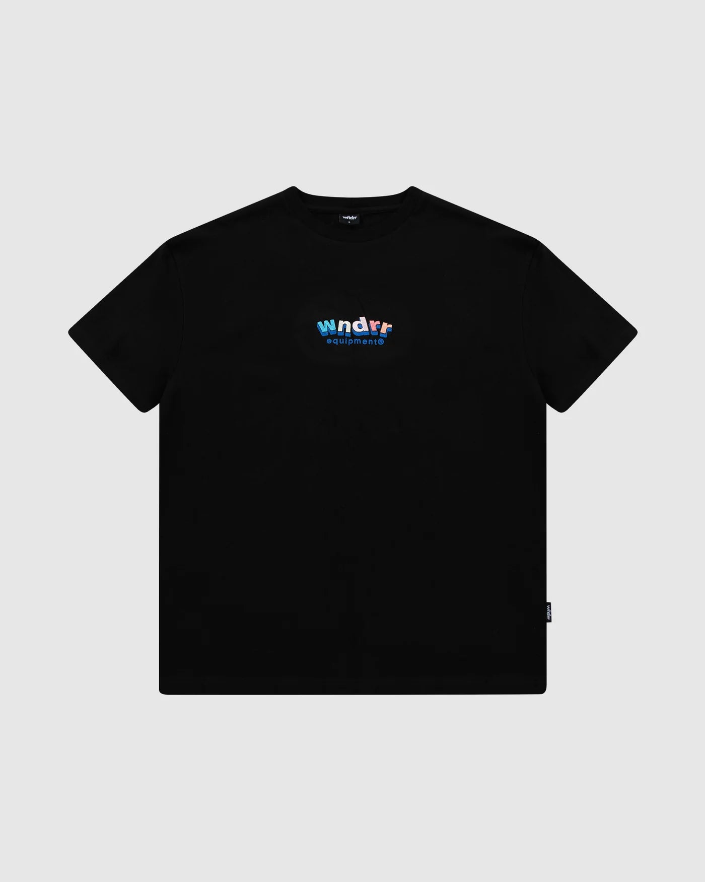 BLOCKED BOX FIT TEE BLACK