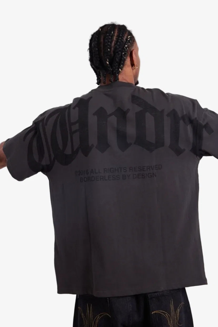 REVIVAL HEAVY WEIGHT TEE FADED BLACK