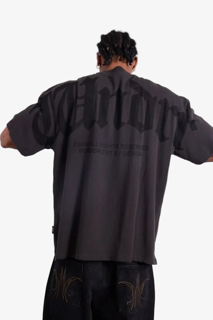 REVIVAL HEAVY WEIGHT TEE FADED BLACK