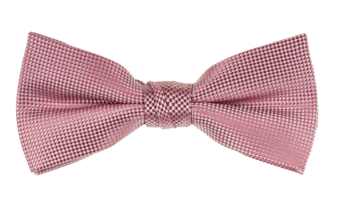 GOLD LABEL SELF PATTERN BOWTIE DUSTY ROSE