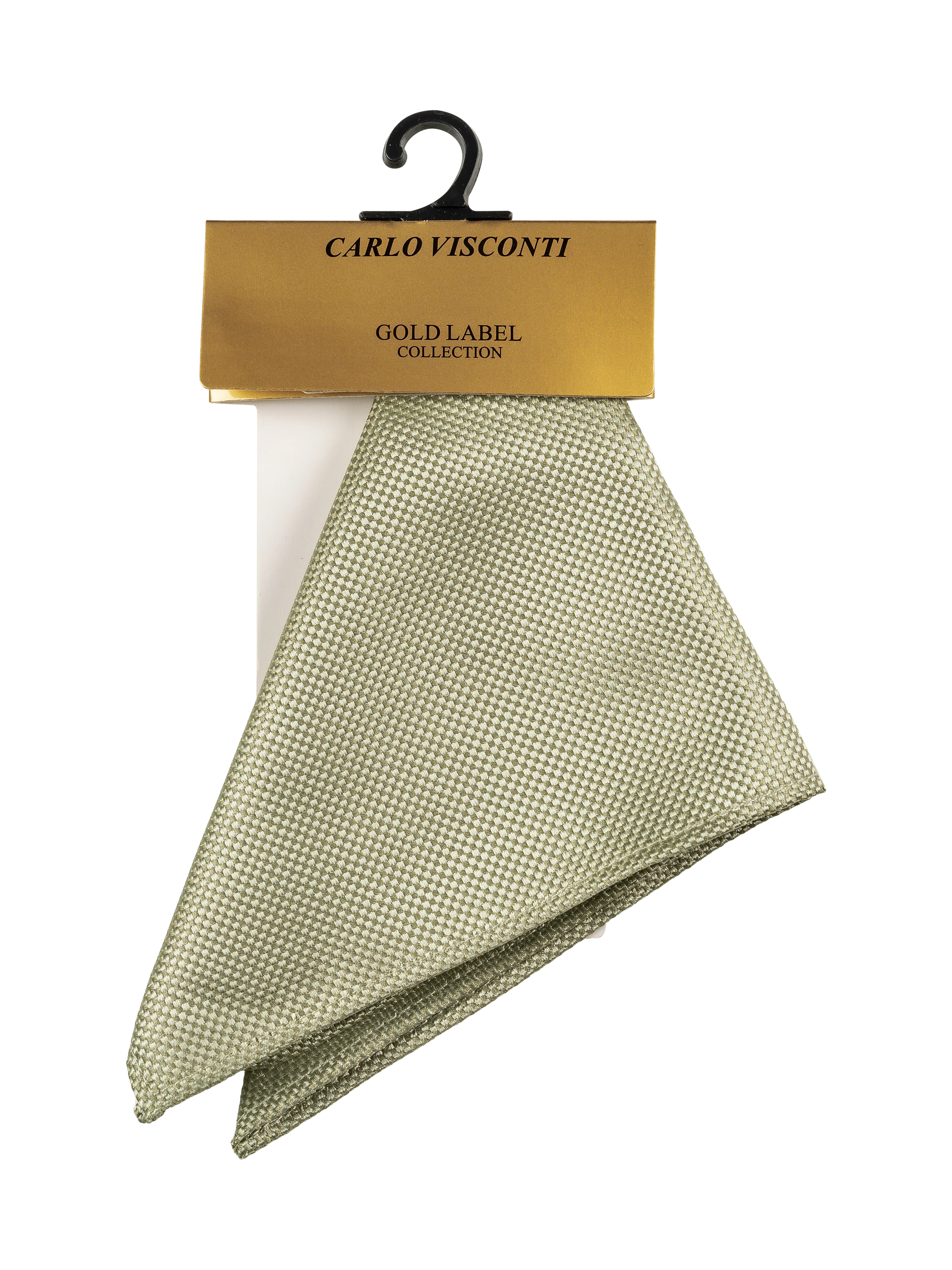 GOLD LABEL SELF PATTERNED POCKET SQUARE FOAM GREEN