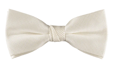 GOLD LABEL SELF PATTERN BOWTIE IVORY