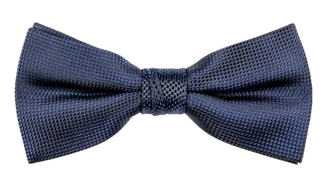 GOLD LABEL SELF PATTERN BOWTIE NAVY