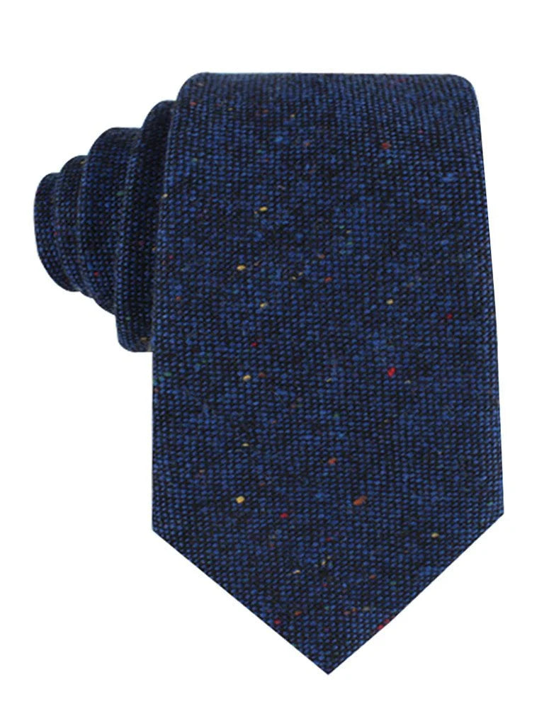 SPECKLES ON BLUE DONEGAL TIE BLUE