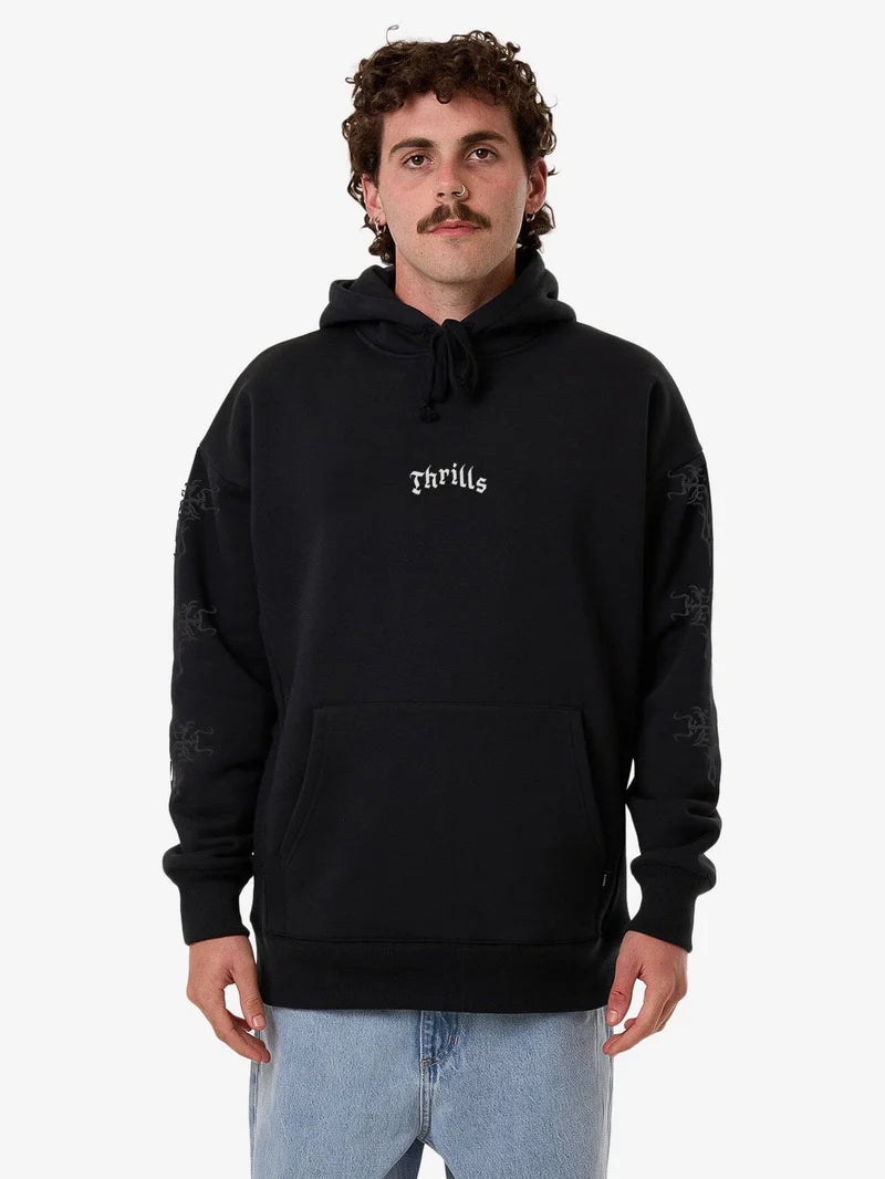 FILTER SLOUCH PULL ON HOOD FADED BLACK
