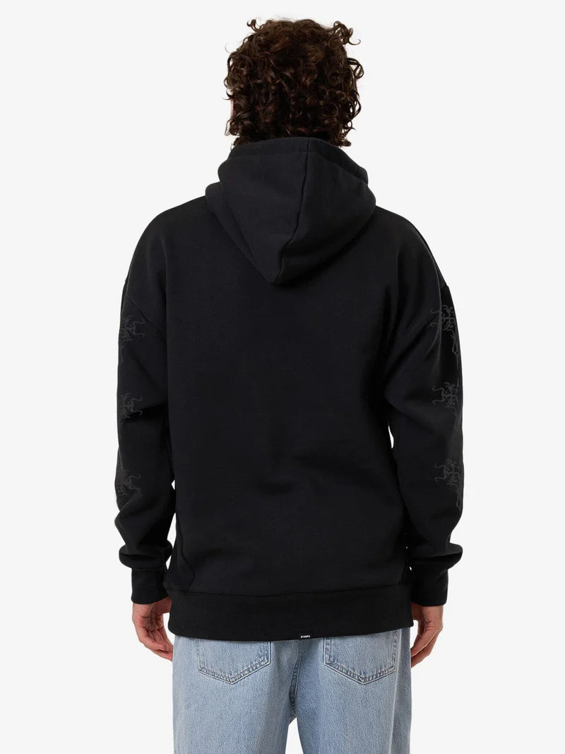 FILTER SLOUCH PULL ON HOOD FADED BLACK