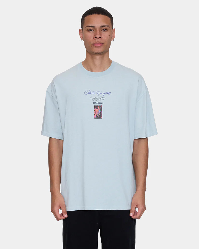 REENTRY BOX FIT TEE FADED MINT