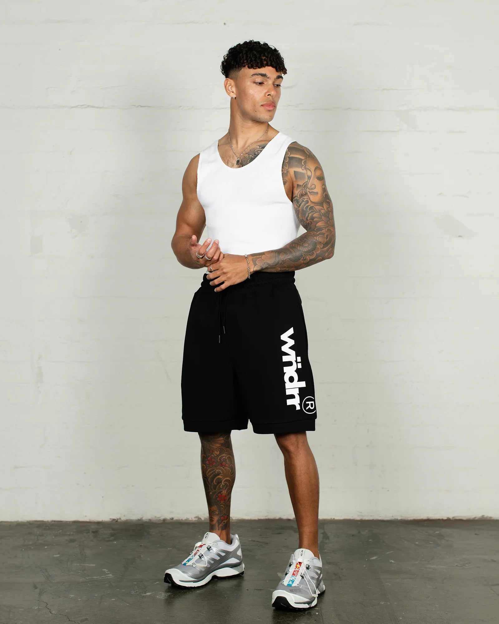 OFFCUT TECH TRACKSHORT BLACK