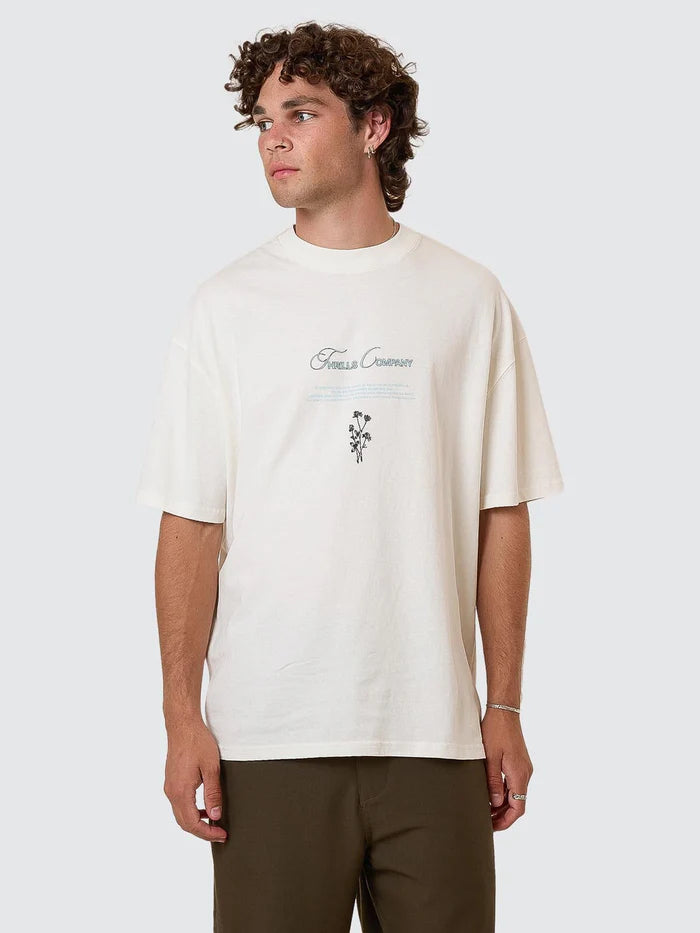 ADAPTATION TO GRAVITATION BOX FIT OVERSIZE TEE SNOW WHITE