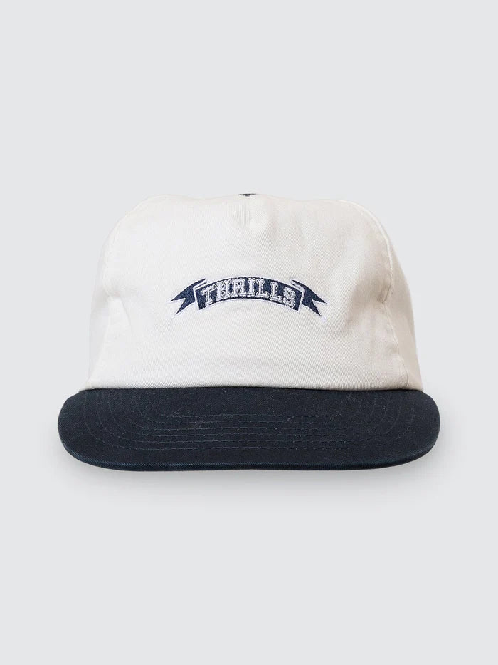 PENANT 5 PANEL CAP HERITAGE WHITE/CLASSIC BLUE