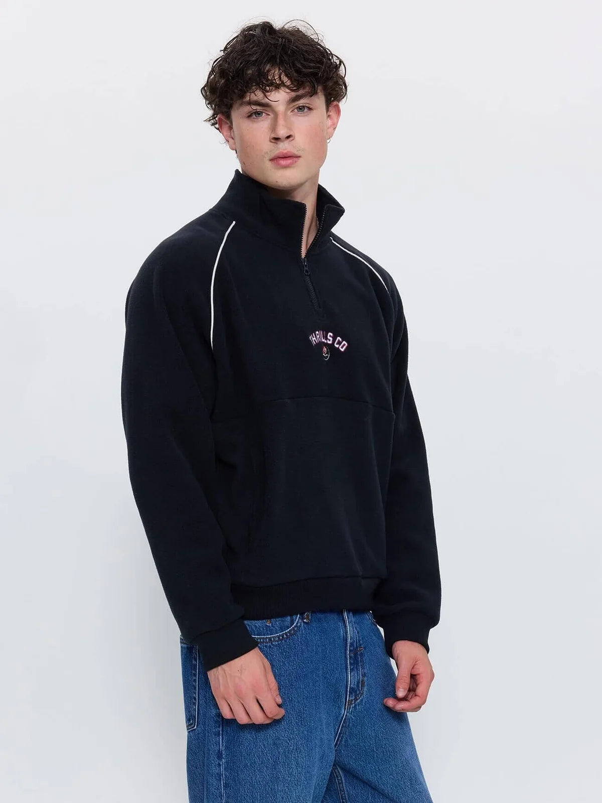 TOURNAMENT OF ROSES QUARTER ZIP POLAR  CROPPED FLEECE