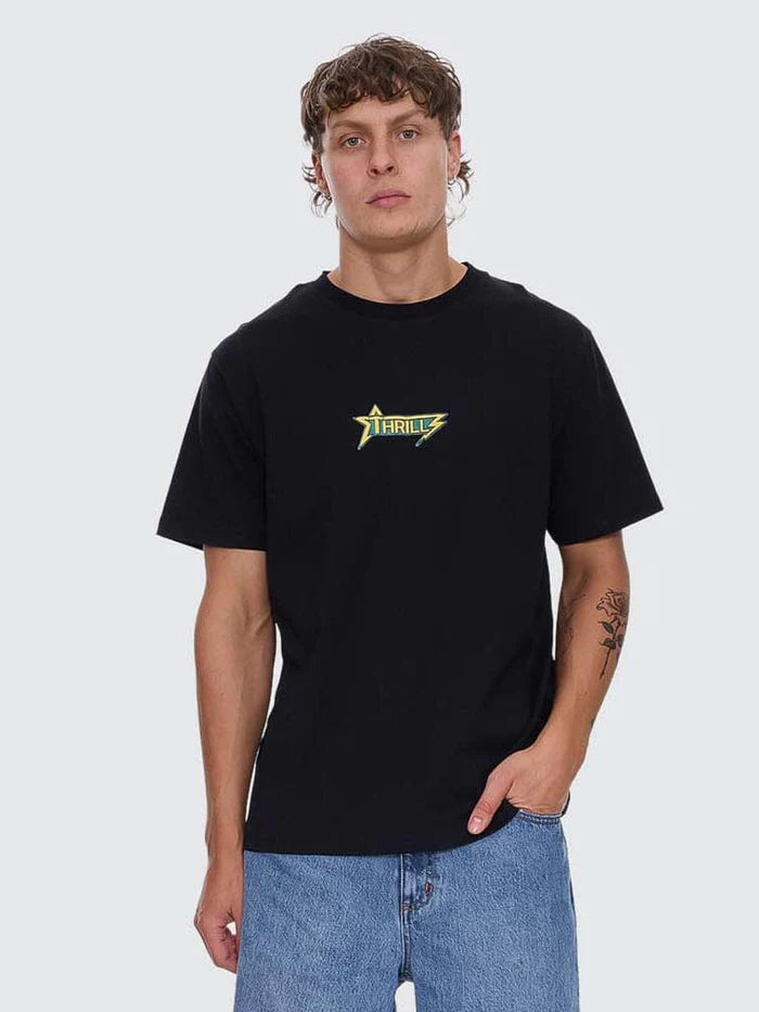 HEAVY STATIC MERCH FIT TEE BLACK