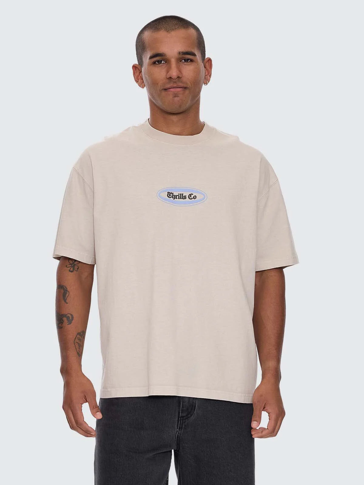 BUENO BUENO BUENO OVERSIZE FIT TEE OATMEAL