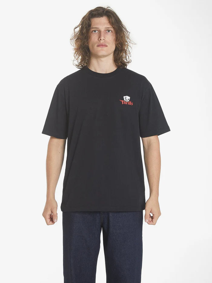 UNDERGROUND OVERSIZE FIT TEE BLACK