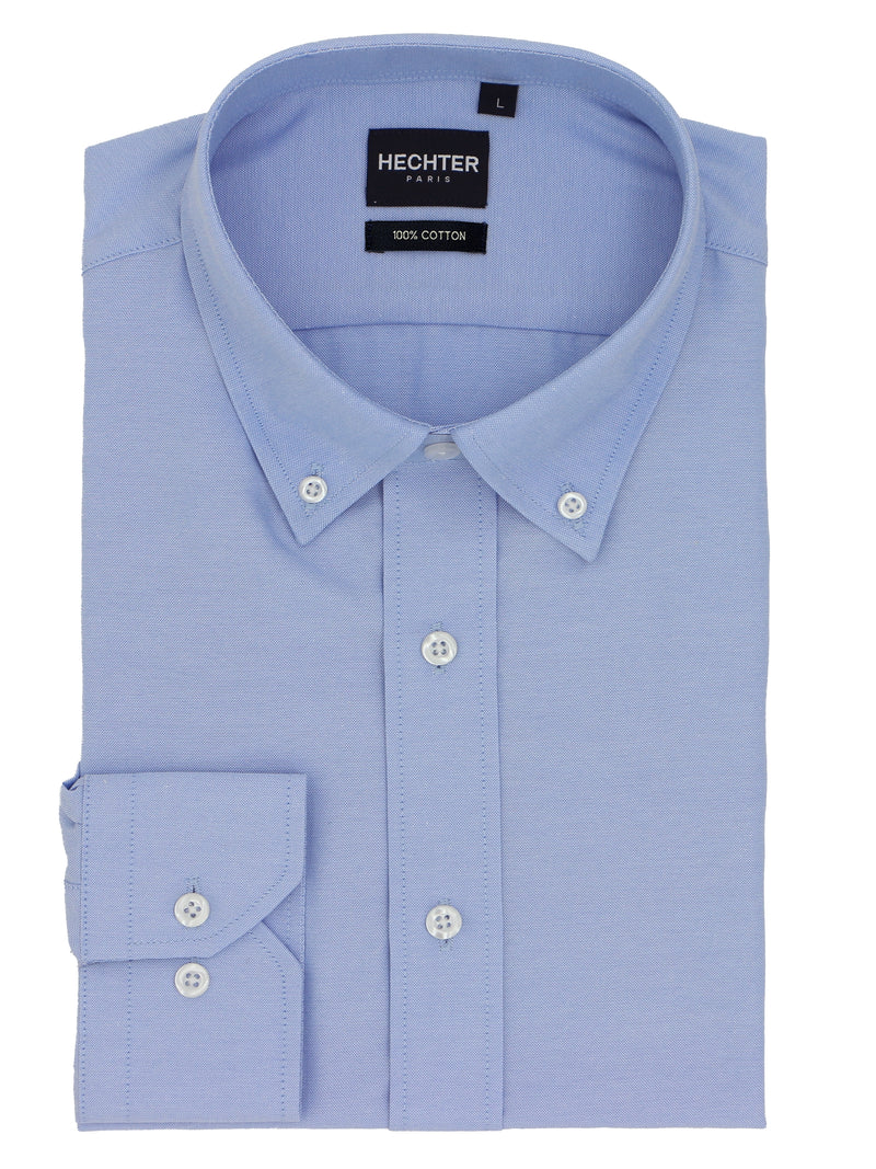 BUTTON DOWN DSC6 SHIRT BLUE