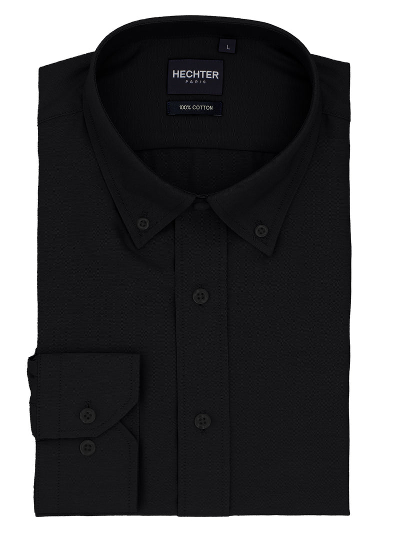 BUTTON DOWN DSC6 SHIRT BLACK