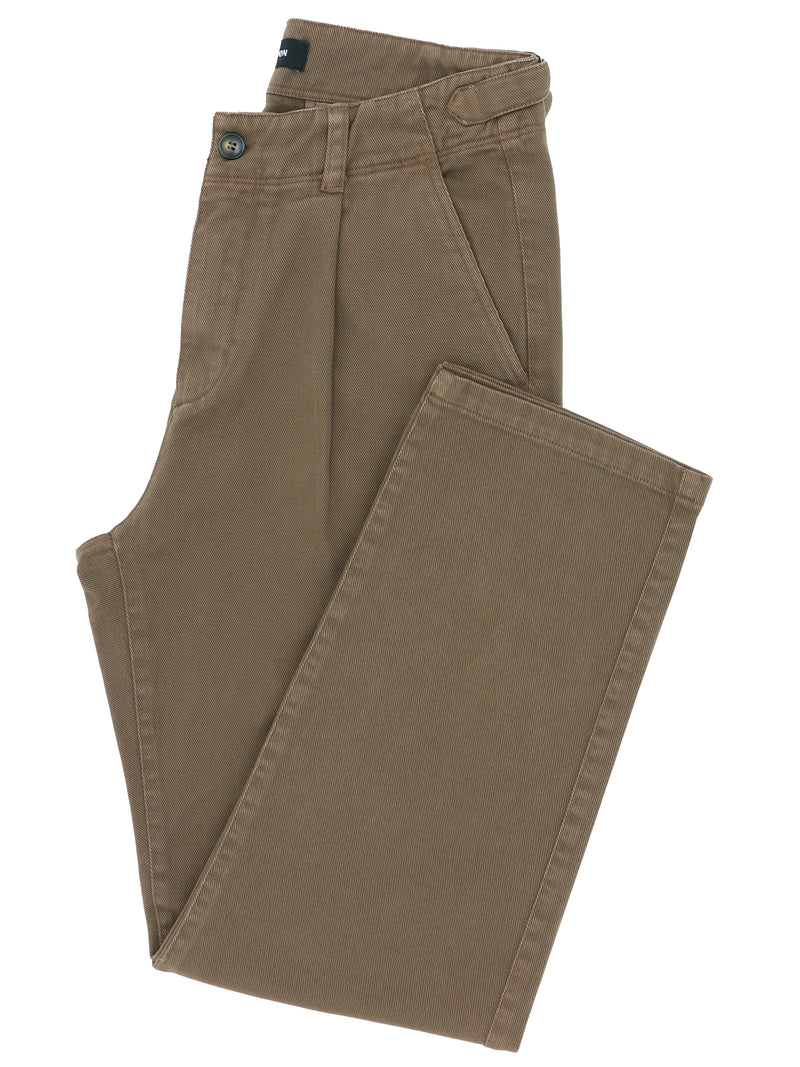 MILO SIDE TAB COTTON CHINO COFFEE